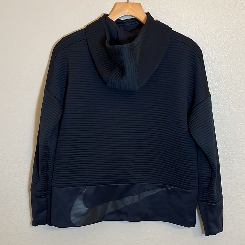 Nike Dri-Fit Black Pullover Hoodie Sweatshirt - Picture 7 of 13